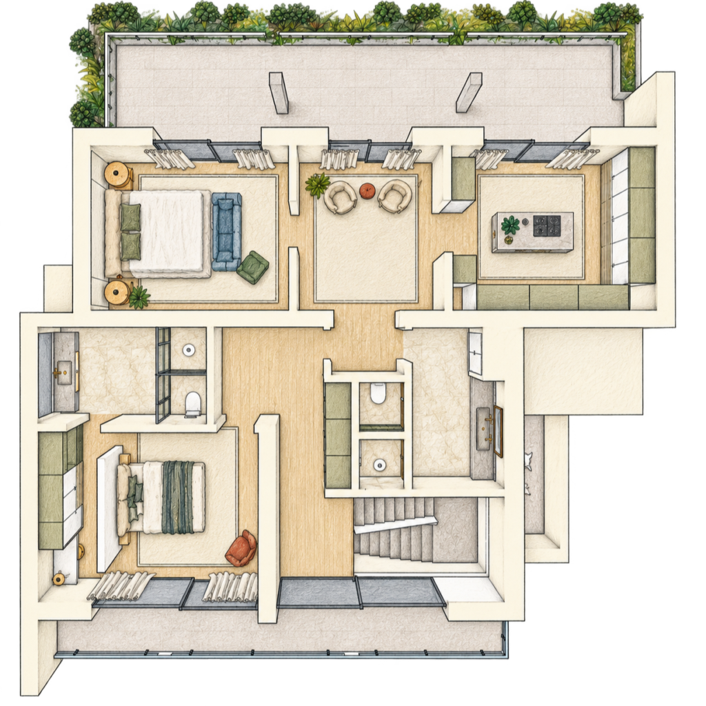 vila-trevo-planta humanizada